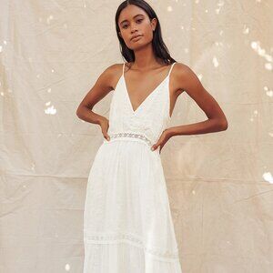 White Breezy Crochet Dress